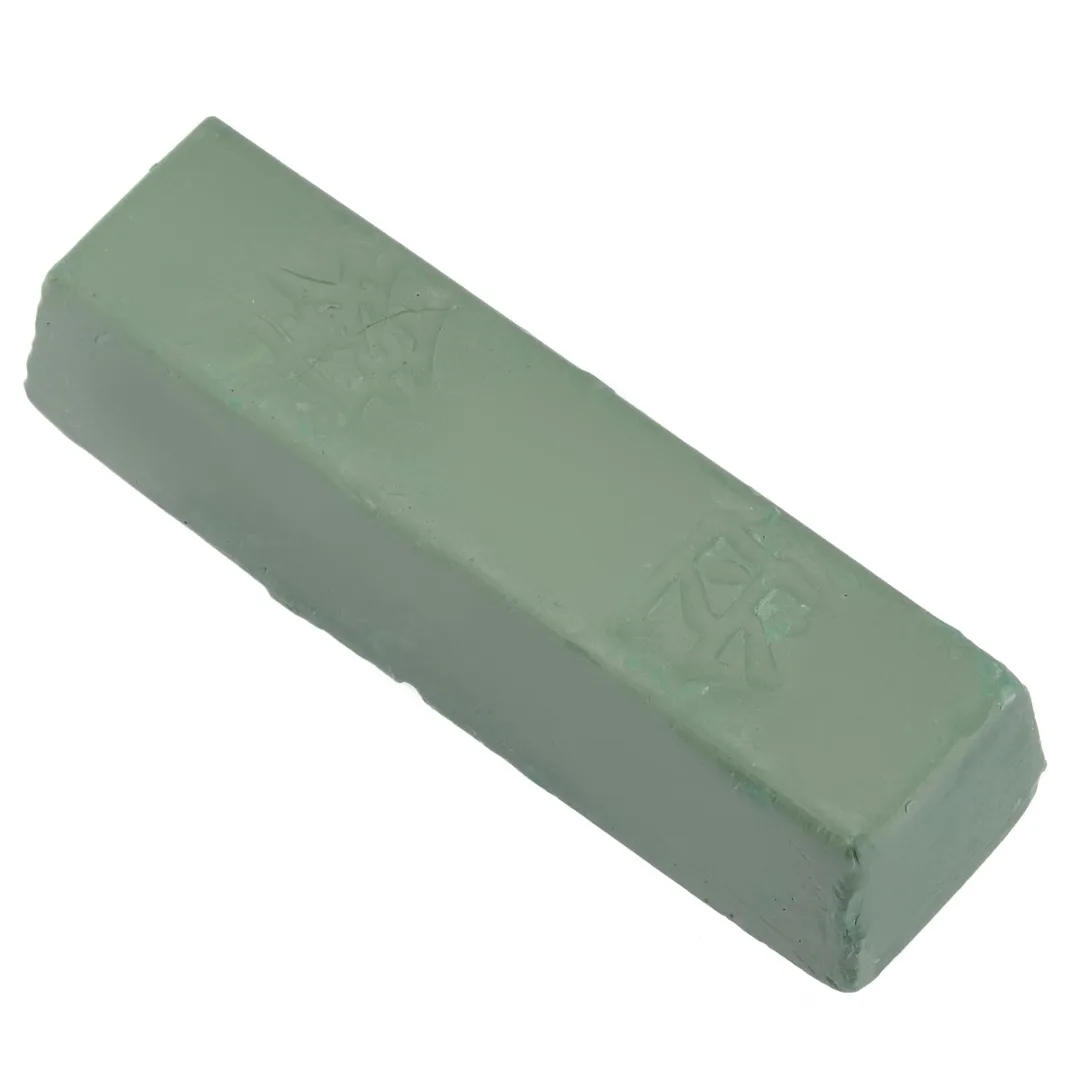 1pc Green/White Compound Polishing Paste Metal Brass Grinding Abrasive Wax Polishing Soap Bar