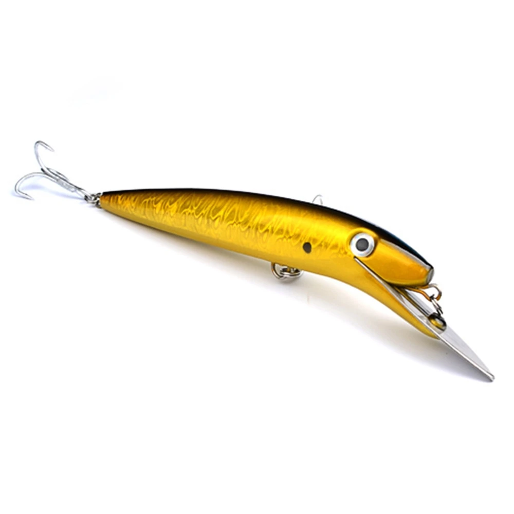 1Pcs Big Minnow Fishing Lure 20cm 50g Depth Wobblers Driving Floating Hard Bait Jerkbait Spinner Metal Tongue Lures Carp Fishing - Цвет: 5