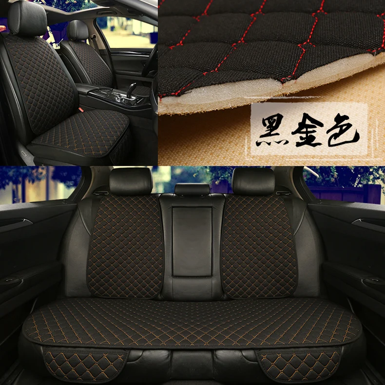 5 Seats Car Seat Covers Set Universal Fit Most Cars Seat Protector with Backrest Automobile Line Cushion Pad Mat for Auto Truck