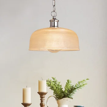 

American Style Loft Pendant Light Fixture Glass Led Hanging Lamp Vintage Industrial Lighting Pendant Light Iron Bar Lamparas