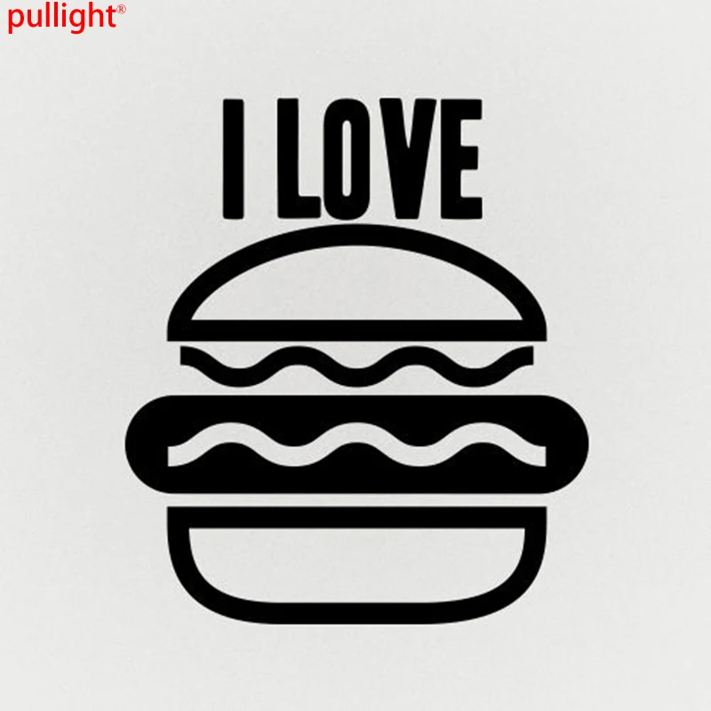 car styling I Love Burgers Funny Car Van Window Laptop Wall Bumper Vinyl Decal Sticker car styling I Love Burgers Funny Car Van Window Laptop Wall Bumper Vinyl Decal Sticker