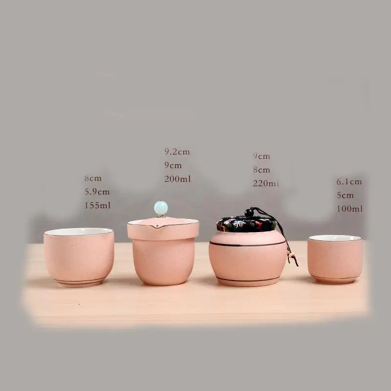 Китайский чайный сервиз керамический чайник Gaiwan чашка чая Портативный Путешествия китайский чайный набор кунг-фу Чайные сервизы