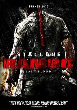 

Rambo 5: Last Blood 2019 movie Stallone Silk poster Decorative Wall painting 24x36inch