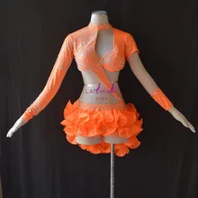 KAKA-L1555, Женская Одежда для танцев, девушки бахрома латинское платье, сальса платье Танго, Самба Румба Чача платье, женское платье