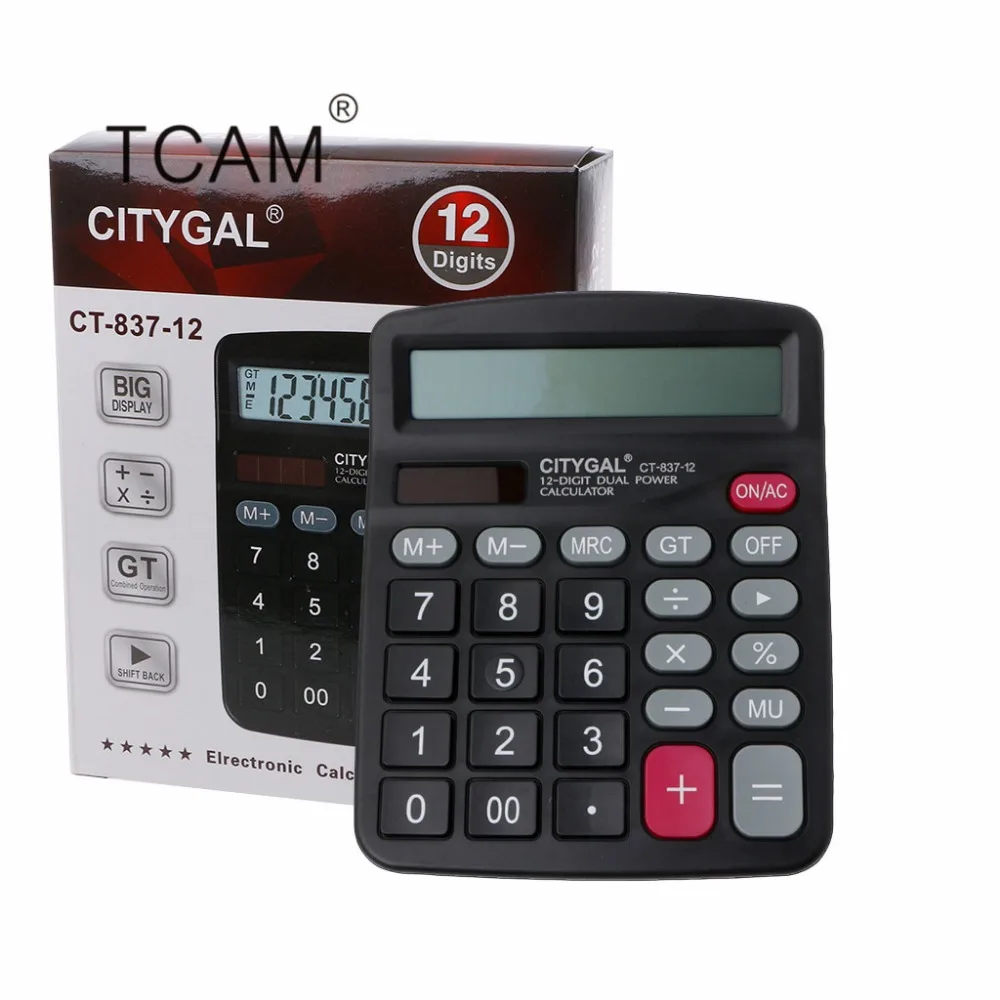 12 أرقام شاشة كبيرة حاسبة البطارية الشمسية ضوء بالطاقة مكتب المنزل المحمولة حاسبة الأزياء الكمبيوتر المالية 12 أرقام شاشة كبيرة حاسبة البطارية الشمسية ضوء بالطاقة مكتب المنزل المحمولة حاسبة الأزياء الكمبيوتر المالية