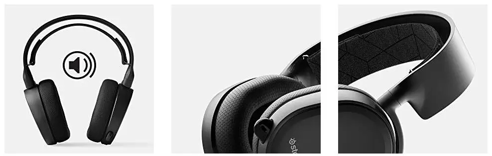 SteelSeries Arctis 3 Pro-игровая гарнитура с высоким разрешением Lautsprechertreiber DTS Наушники X V2.0 Surround