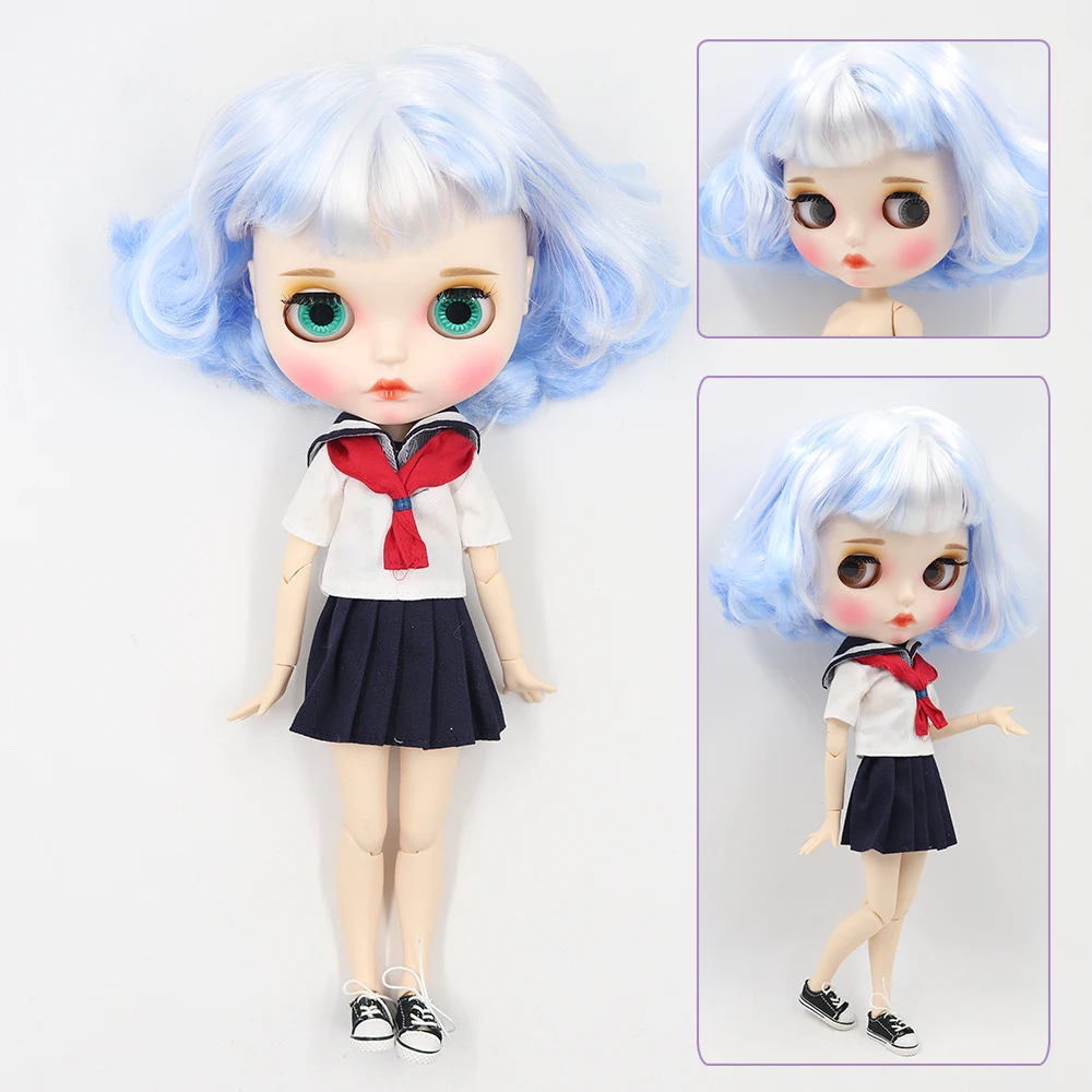 Ember – Premium Custom Blythe Doll with Pouty Face 1