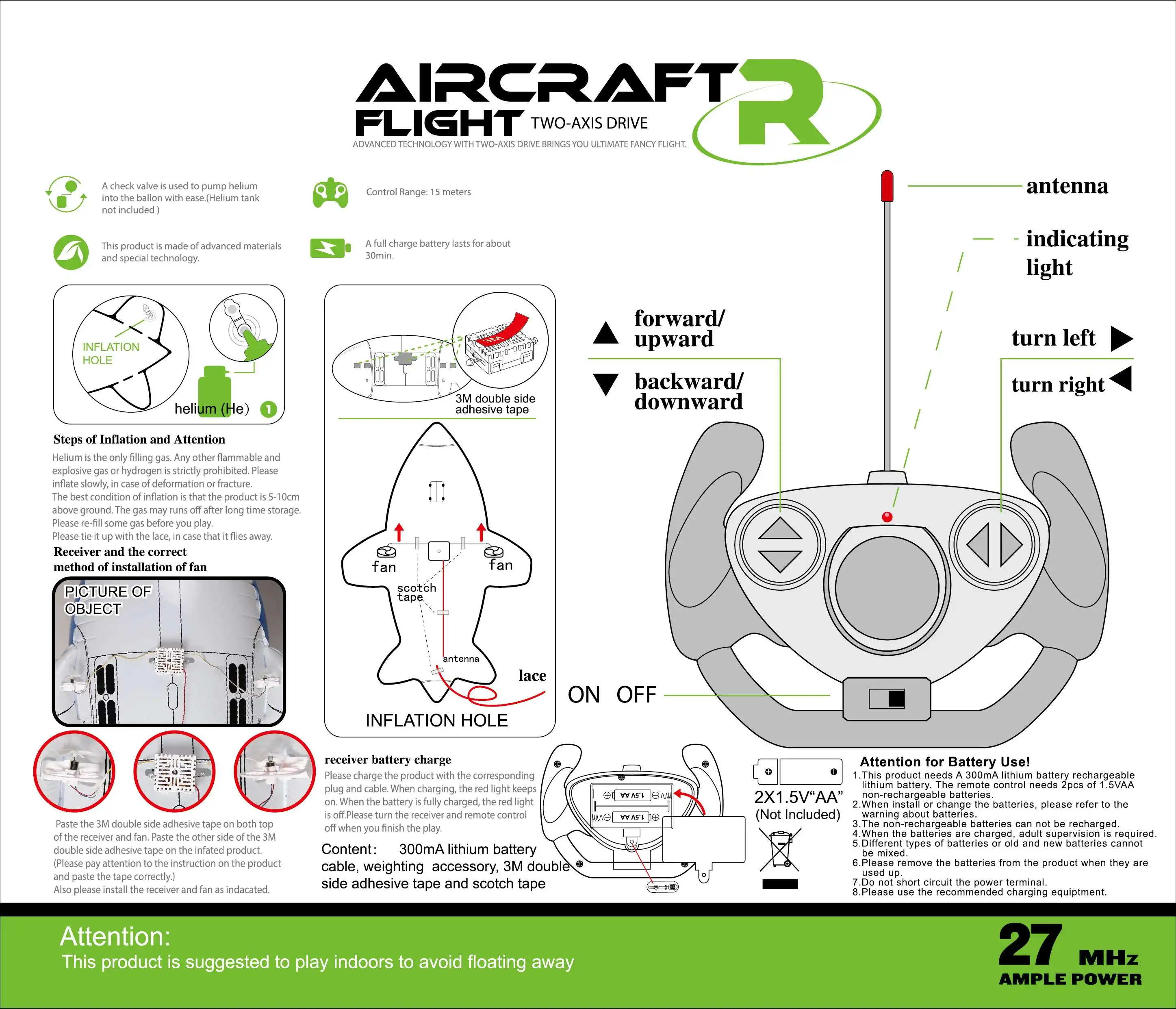 Balões de Hélio Ufo com Luz Voando Tubarão Brinquedo Palhaço Nemo Peixes Inflável Controle Remoto Avião ar Drone Melhor Presente Natal rc 16 Cheap Animais e robôs por radiocontrole