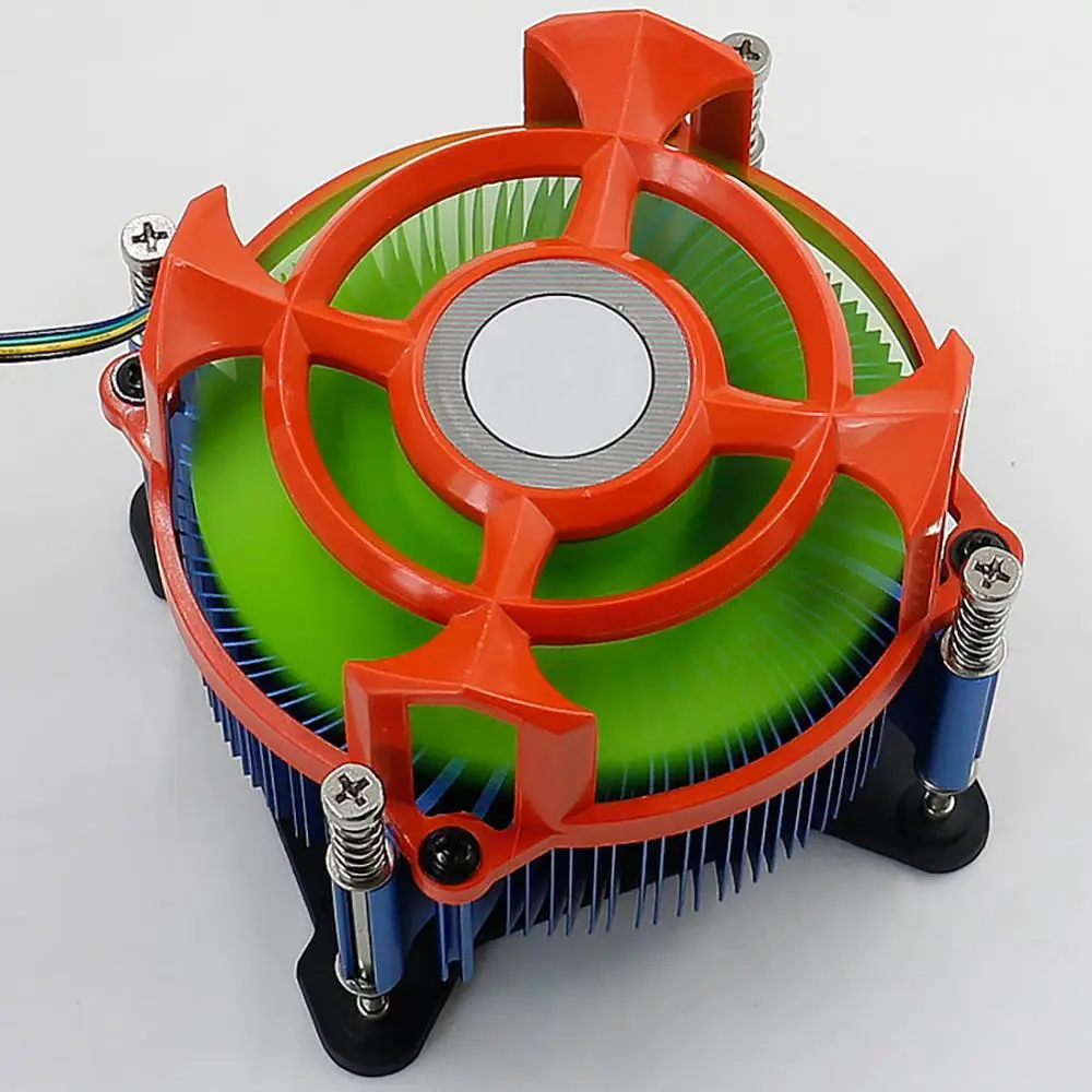 

Small Cooling CPU Fan Mute Computer Radiator Fan Plating Blue CPU Radiator Custom