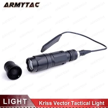 Алюминиевый Крисс векторный тактический фонарь пистолет 150 м Диапазон для охоты