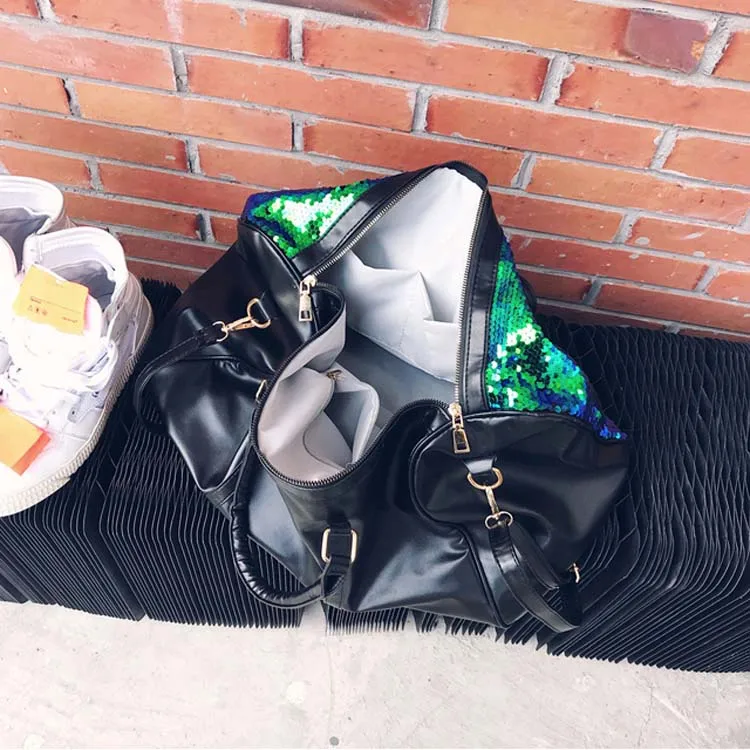2019 горячая Распродажа модная повседневная женская сумка с блестками для путешествий с буквами на плечо диагональные сумки для девочек
