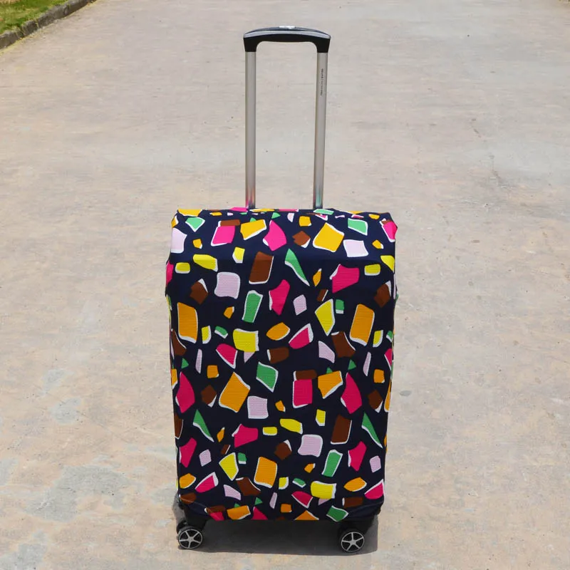 18 to 28 inch Suitcase Cover Travel Road Stretch Luggage Carry On Protective Trolley Case Macaron Dust Cover luggage cover