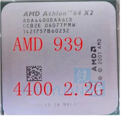 Двухъядерный Процессор Athlon X2 4400+ 2,2 ГГц X2 4400+ ADA4400DAA6CD ADV4400DAA6CD 95 Вт Разъем 939PIN