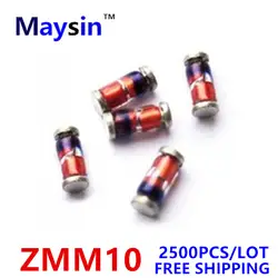 2500 шт ZMM10V ZMM10 LL34 1206 10 V 0,5 W SMD