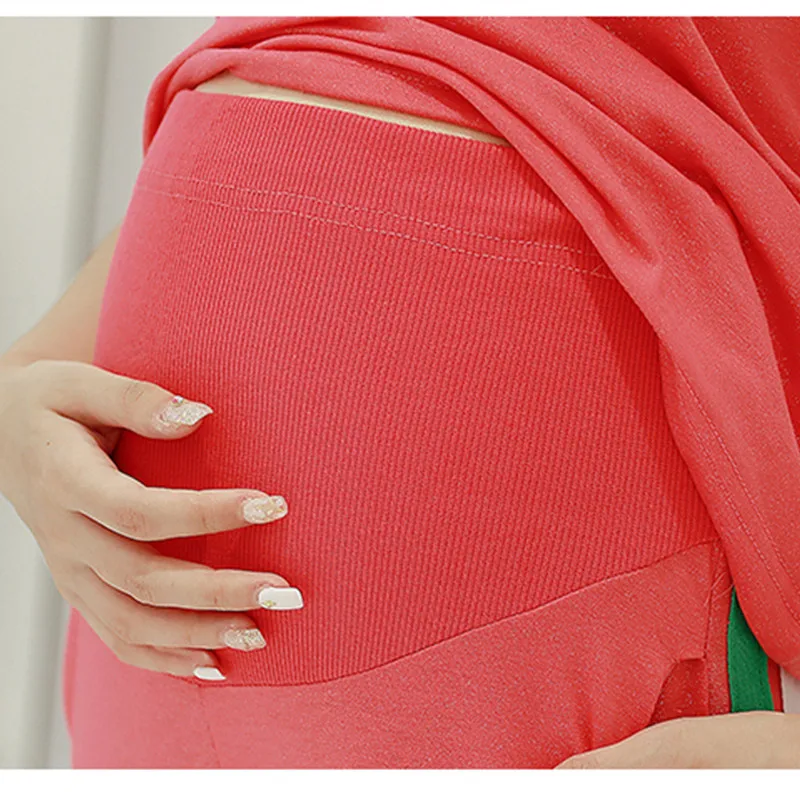 Для беременных комплекты новая модная одежда для беременных женская летняя обувь футболка и штаны два комплекта сезон весна-лето для беременных костюм