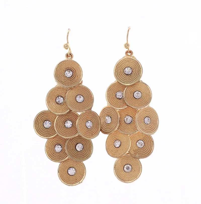 

Top Quality Earrings Alloy Rhinestones earrings Fashion jewelry Wholesale E170