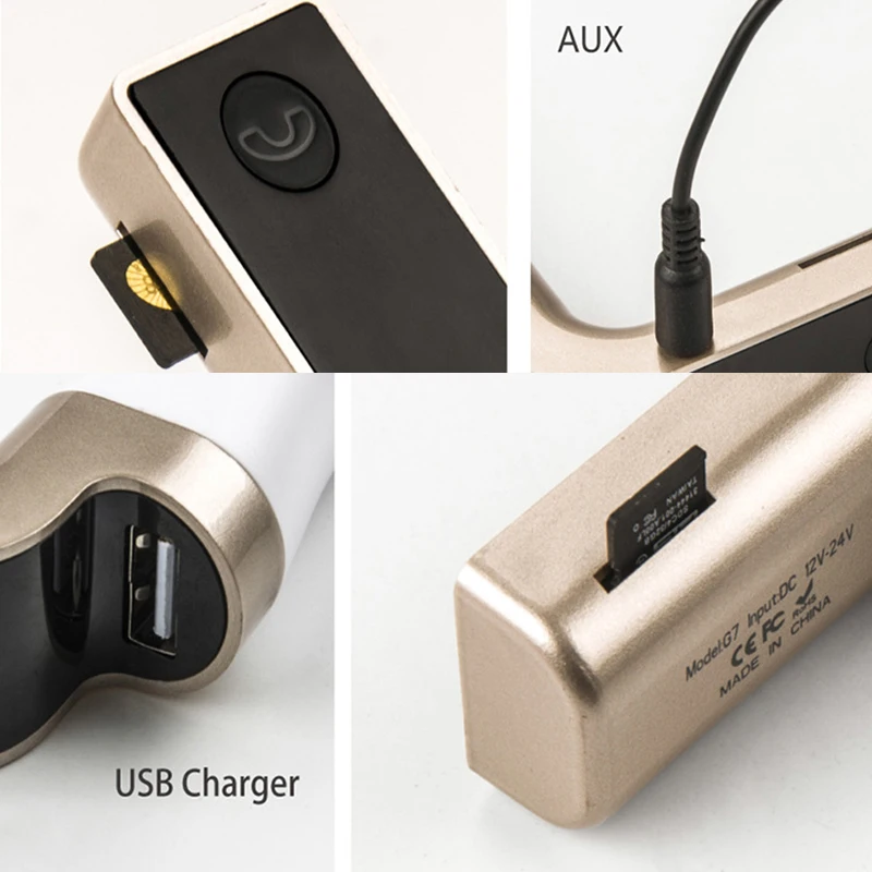 4 в 1 Hands Free Беспроводной Bluetooth FM передатчик G7 + AUX модулятор Автомобильный комплект