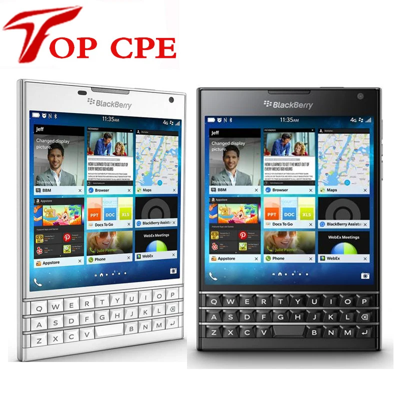 Original Unlocked BlackBerry passport Q30 LTE cell Phone