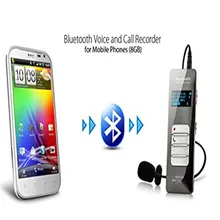 Цифровой беспроводной Bluetooth Диктофон с MP3-плеером 8 ГБ портативный диктофон с поддержкой 24 языков