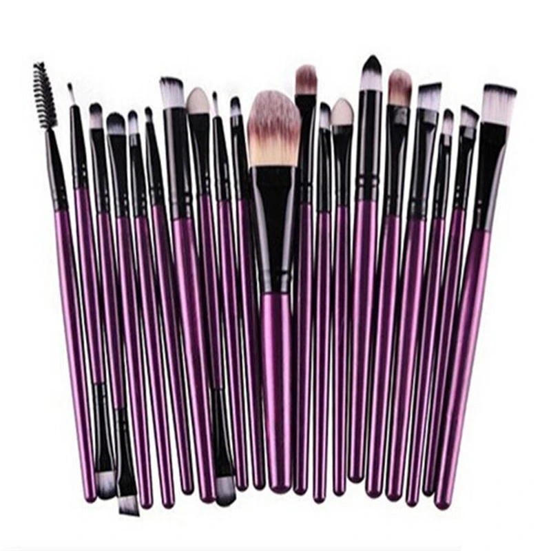 

2017 20 pcs 1 Sets Eye Shadow Foundation Eyebrow Lip Brush Makeup Brushes Tool