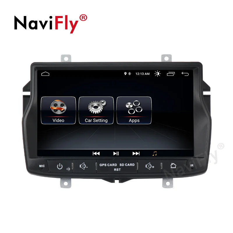 Top Navifly 1Din Android 8.1 Car dvd Multimedia Player Radio audio for Lada vesta GPS Navigation HD 1024*600 Head Unit Stereo MAP FM 2
