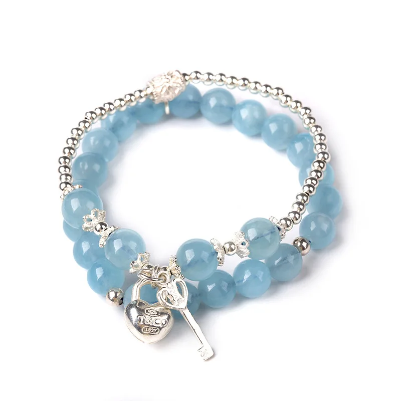 

Jewelry Crystal Bracelet Charm Women Love Lock Jewelry 925 Sterling Silver Diy Bracelet Fashion Gifts Jewelry Packaging