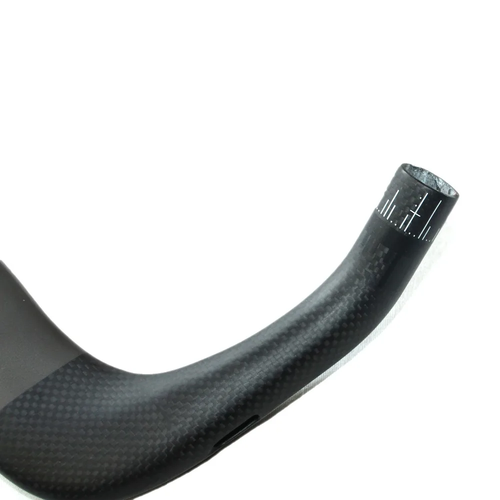 EC90 Carbon Fiber Rest HandlebarTT Handlebar Ultralight Road Bike Bicycle Aero Handle Bar 400420440mm (1)