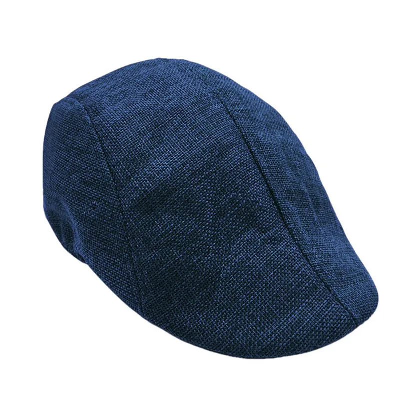 New Men Summer Visor Hat Sunhat Mesh Running Sport Casual Breathable Beret Flat Cap 9 Color Free Shipping F27 (8)