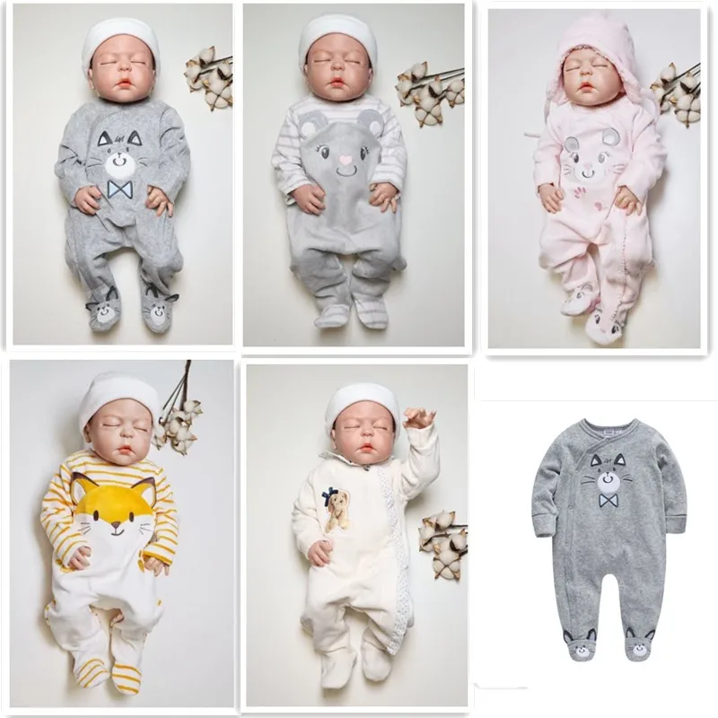 Детские комбинезоны для новорожденных; зимняя одежда для маленьких мальчиков и девочек; теплый бархатный комбинезон для малышей; комбинезон для новорожденных; цельнокроеный костюм