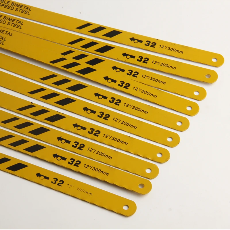 RDEER Hacksaw лезвие ручной пилы 10 шт. 300*12 6*0 6 мм Bl Metal Hss 32T для резки дерева из