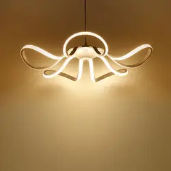 Творческих круговой потолочный светильник Белый филиал акрил Новинка освещение с светодиодный лампы Спальня ресторан освещение