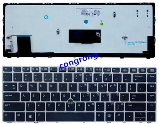 Teclado para Laptop f hp Elitebook Folio 9470 Versão Eua 9470 com Luz de Fundo