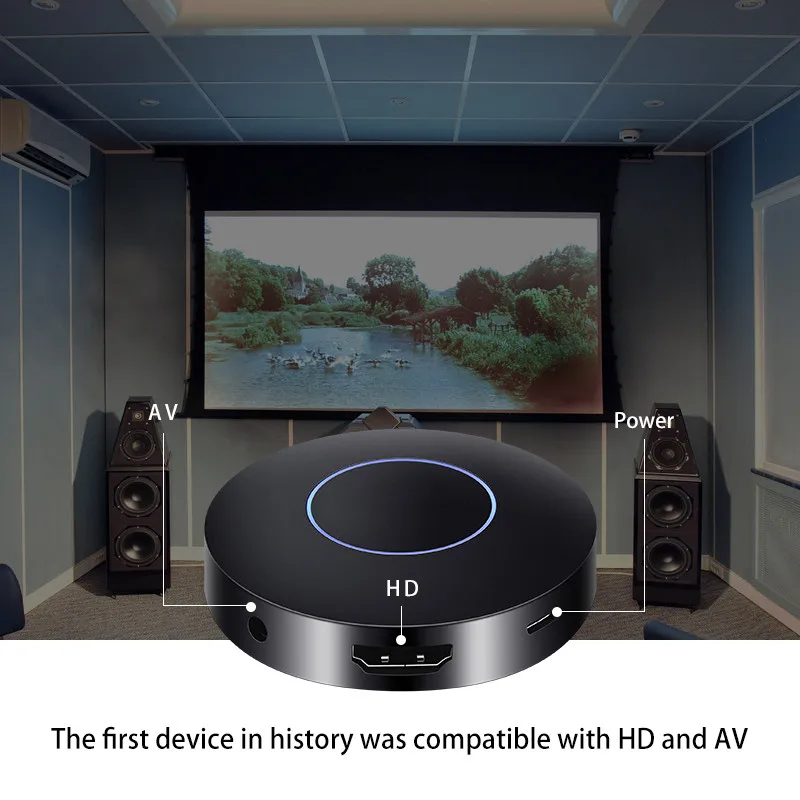 SIFREE Q1 Mirroring Dongle OTA TV Stick Dongle HDMI AV Wi-Fi Display Receiver DLNA Airplay Chromecast Support IOS/Android