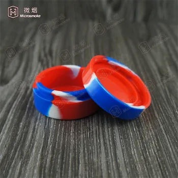

10pcs/lot 5ml silicone containers for wax non stick food grade silicone bho container oil container cosmetic Split Bottles