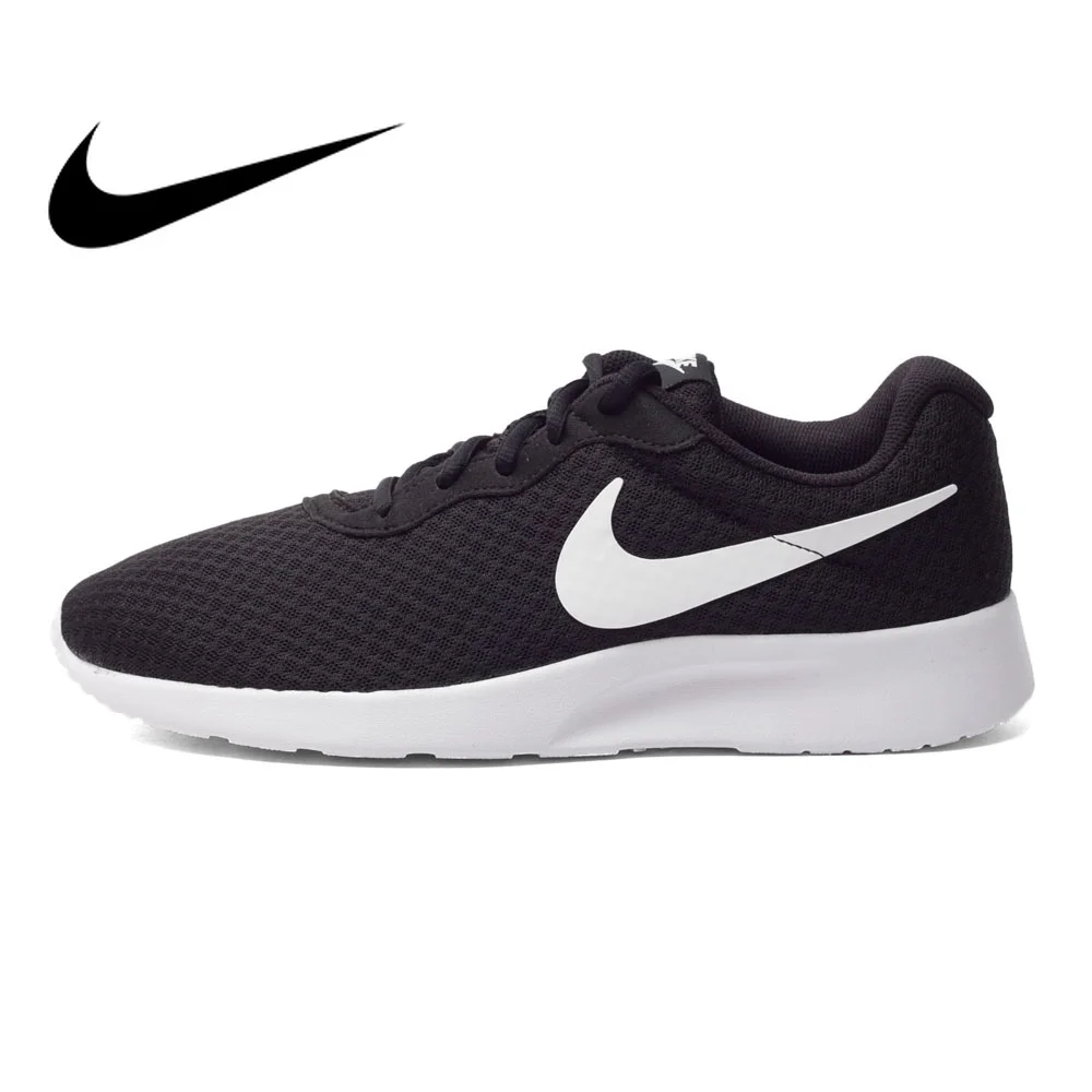 

Original Authentic NIKE TANJUN Men's Running Shoes Breathable Daily Comfortable Jogging Sneakers Stability Low-cut 812654-011