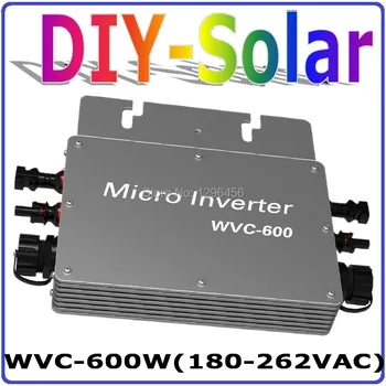 

600W Grid Tie Inverter On Grid Inverter, 22-50VDC Waterproof IP65 MPPT Pure Sine Wave Inverter 36V with Communication Function