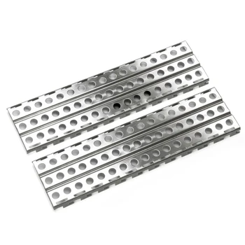 

2pcs Metal Sand Ladder Recovery Board for TRX4 SCX10 D90 CC01 1/10 RC Crawler Car Parts 304 Stainless Material Sand Ladder