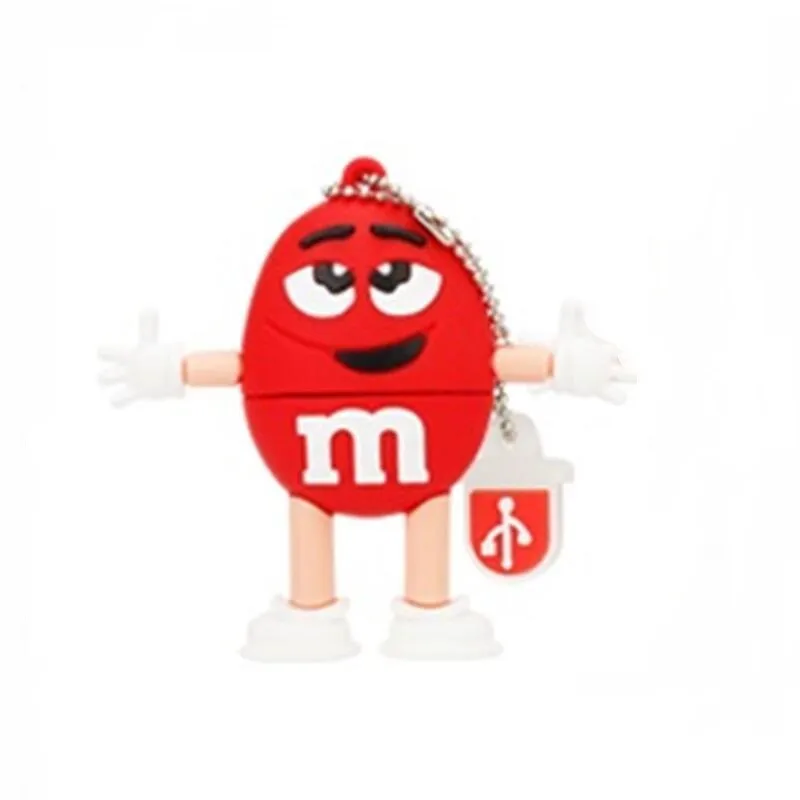 cartoon M beans Pendrive 128gb usb memory stick USB 2.0 4GB 8GB 16GB 32GB 64GB pen drive chocolate usb flash drive free shipping cartoon M beans Pendrive 128gb usb memory stick USB 2.0 4GB 8GB 16GB 32GB 64GB pen drive chocolate usb flash drive free shipping