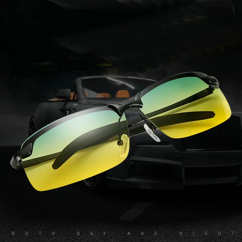 Top Quality Day Time and Night Driving Glasses Yellow and Green Lenses ...