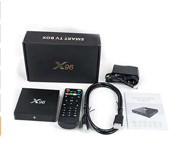 

X96 150pcs 1g 8g Amlogic S905X 10pcs Quad Core Android 6.0 TV Box h.265 HDIM 2.0A 4K Marshmallow Media Player tv boxes