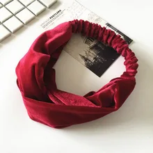 Эластичная повязка на голову для девочек, черные ленты для волос, галстук для женщин, банты для девочек, Спортивная эластичная повязка на голову, Йога