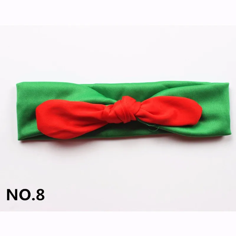 Hot Girl Headbands Rabbit Ears Hair Band Knot Headwear Elastic Kids Hairband Infant Hair Rope Baby Hair Accesories Free Shipping (14)