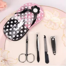 50 наборов, дизайн флип-флоп, маникюрный набор, наборы красоты, свадебные и свадебные сувениры и подарок для гостя