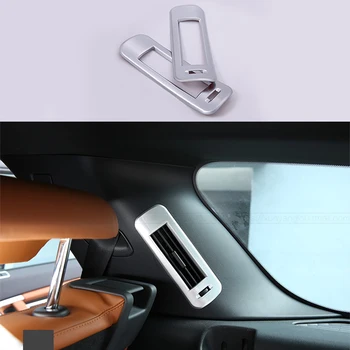 

2pcs Chrome C Pillar Air Outlet Vent Decorator Cover Frame Trim For Land Rover Discovery Sport 2015-2018