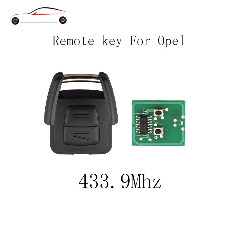 

GORBIN 2Buttons 433.9Mhz Car Remote key For OPEL VAUXHALL Vectra Zafira Omega Astra Original key NO Blade
