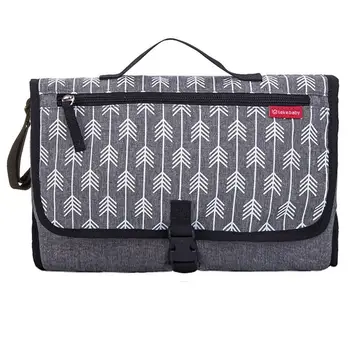 

Lekebaby Portable Diaper Changing Pad Built-in-Head Cushion Waterproof Baby Travel Changing Station