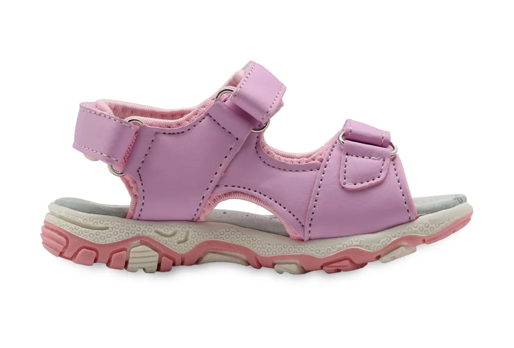 Apakowa Summer Children Shoes Girls Sport Beach Sandals with Arch Support Kids Hook-and-Loop Sandals for Girls EU Size 21-32