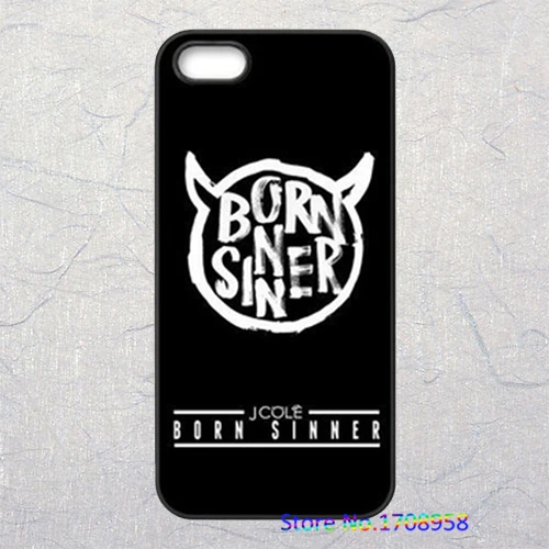 Родился Певец J. коул мода крышку корпуса для iphone 4 4s 5 5s SE 5с 6 плюс s 7 # PL0554 |