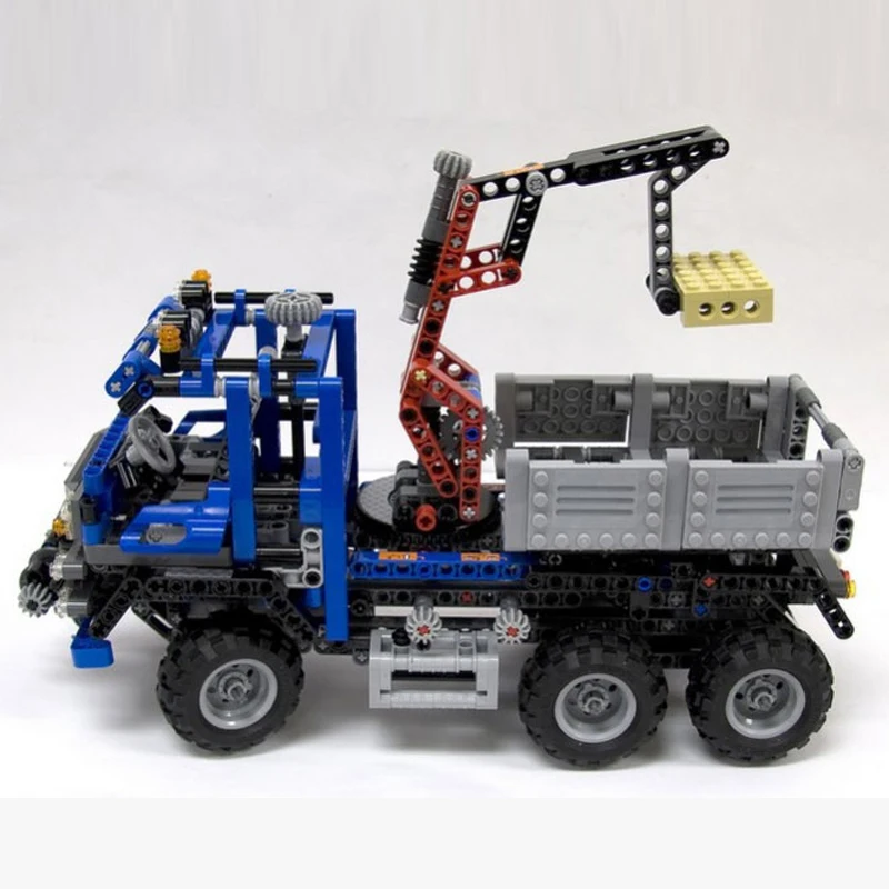 805PCS Technic Electric Building Blocks Model Bricks Truck Model Crane