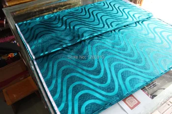 

chinese silk brocade woven damask damask fabric cheongsam cushion Light Sea Green big wave water 3 diffrent color Tapestry satin